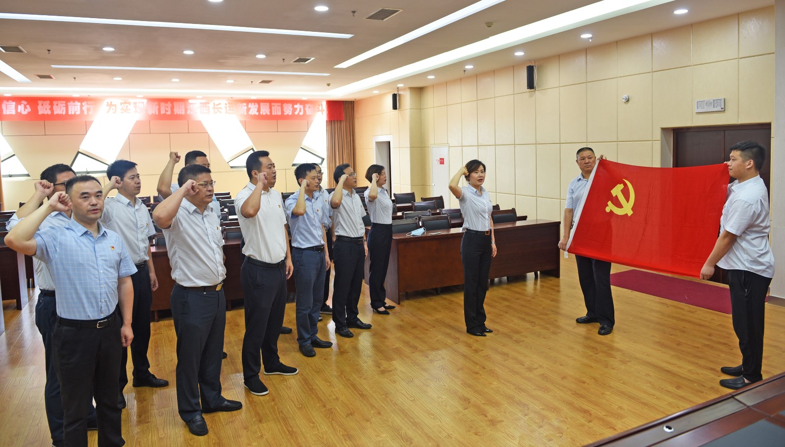 集團機關支部開展“重溫入黨誓詞，堅定理想信念”主題黨日活動