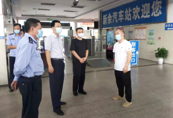 新余市副市長、公安局長陳鵬輝一行到新余長運檢查指導(dǎo)工作