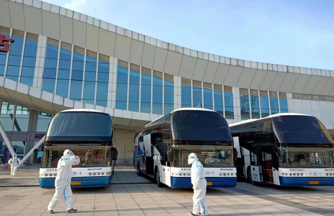 上饒汽運 緊急調(diào)配運力 隔離轉運返饒人員
