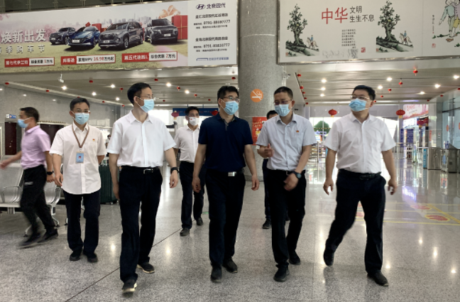 都市城際公交:省應急管理廳領導調(diào)研南昌長途汽車西站